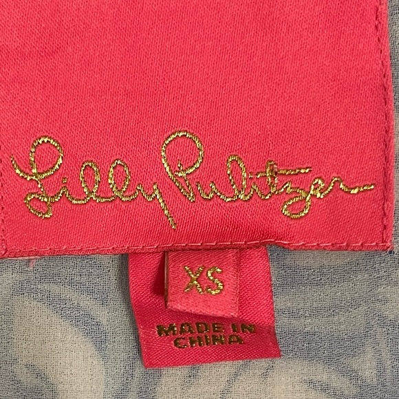 Lilly Pulitzer MarilinaTunic Blue Haven Raising Shell Dress, Sz. XS NWOT - Picture 9 of 15